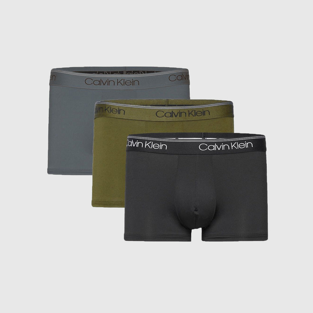 Calvin Klein 3 Pack Low Rise Trunks - Black Multi |ThirdBaseUrban