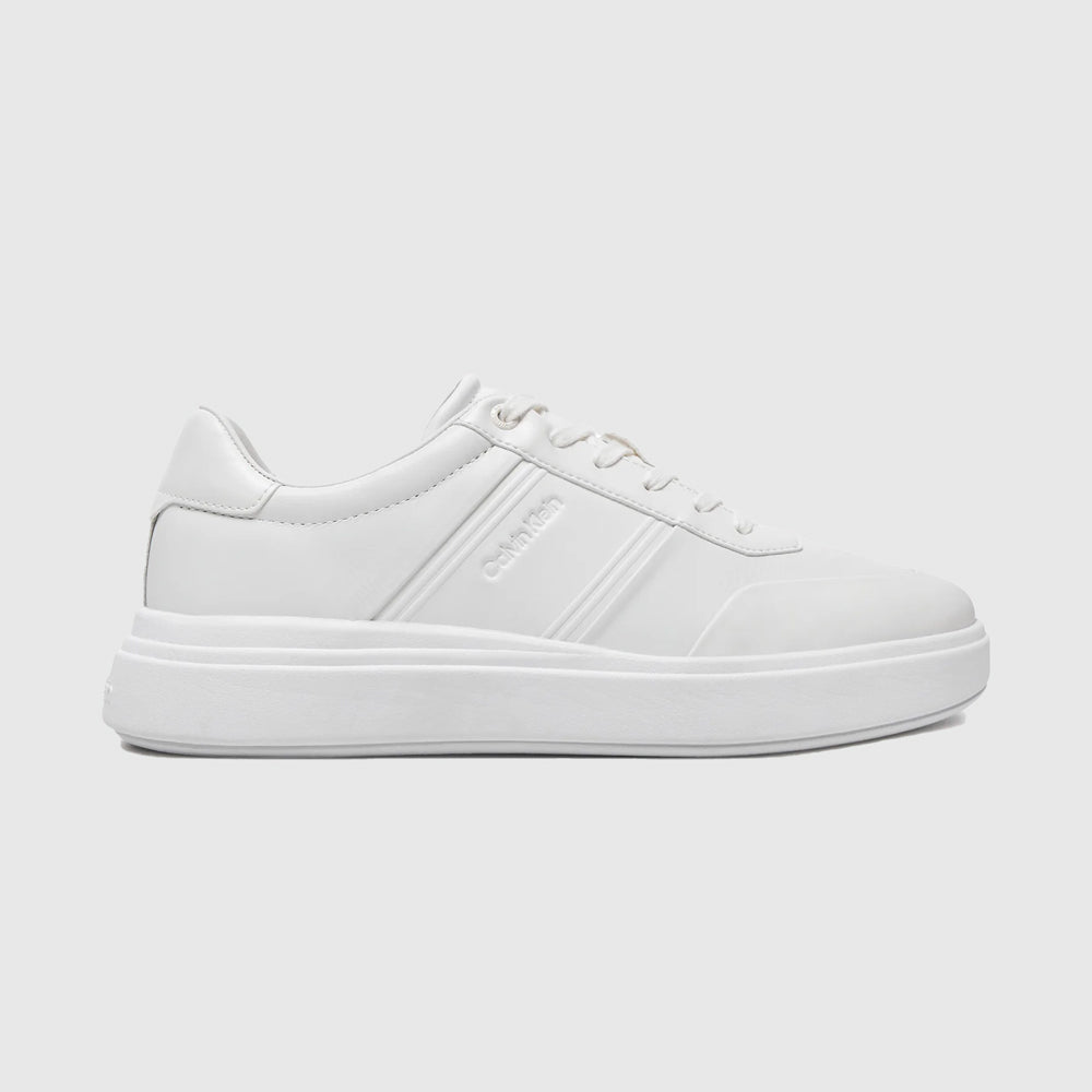 Calvin Klein Lace Up Sneaker  - White |ThirdBaseUrban