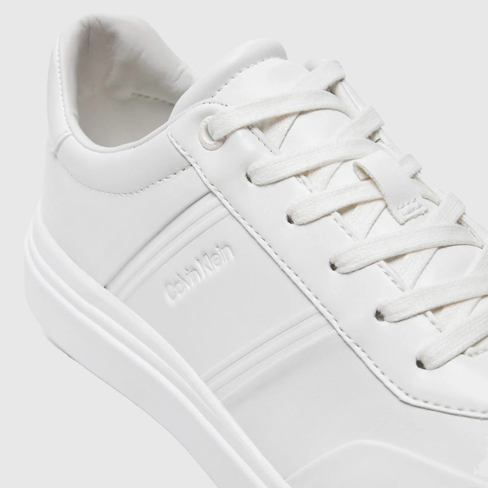 Lace Up Sneaker  - White