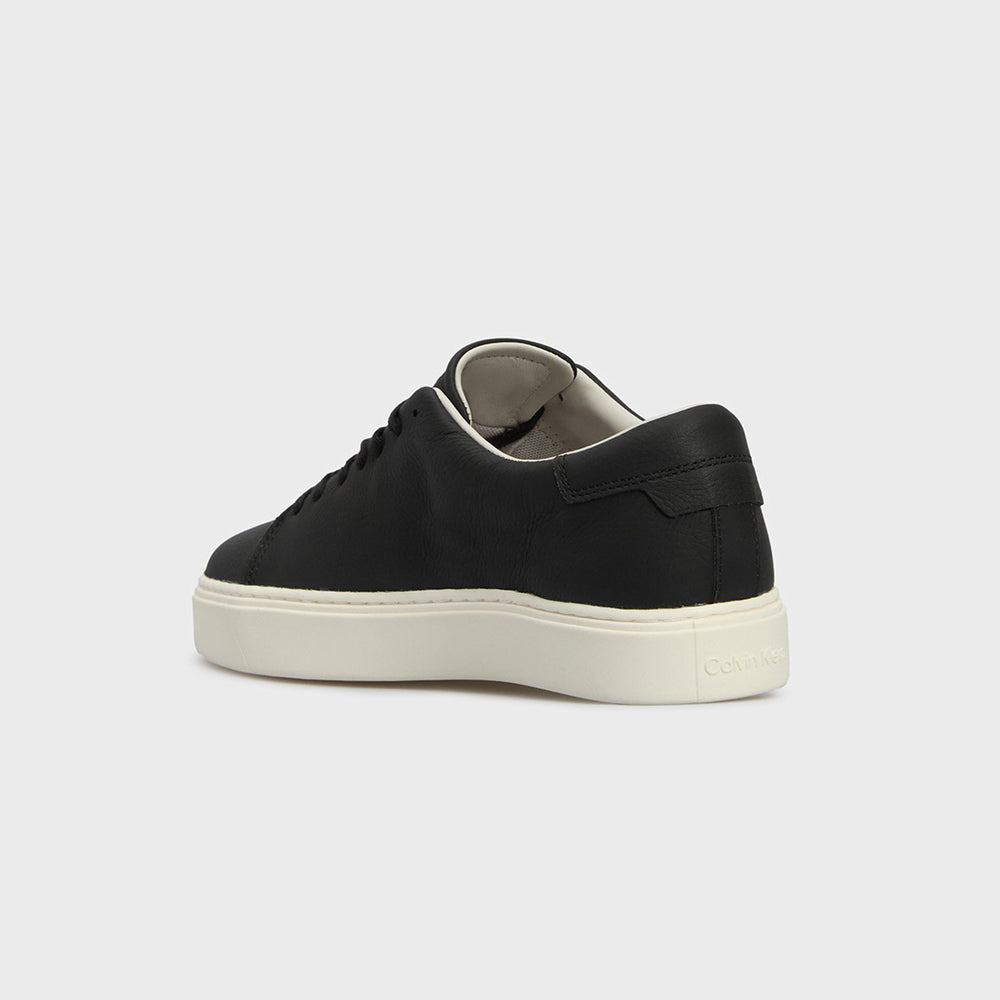 Low Top Lace Up Sneaker - Black