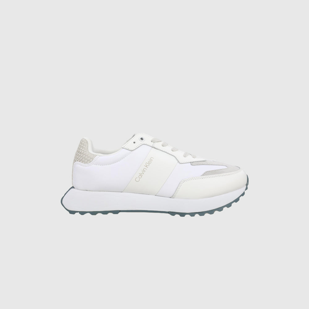 Calvin Klein Nylon Woven Sneaker - White Multi |ThirdBaseUrban