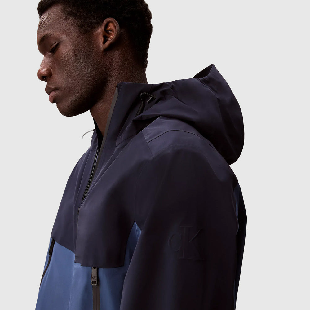 Tech Shell Windbreaker - Navy Multi