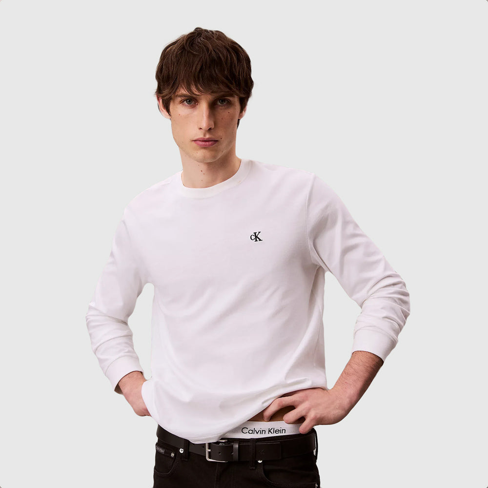 Calvin Klein Easy Monogram T-Shirt - White |ThirdBaseUrban