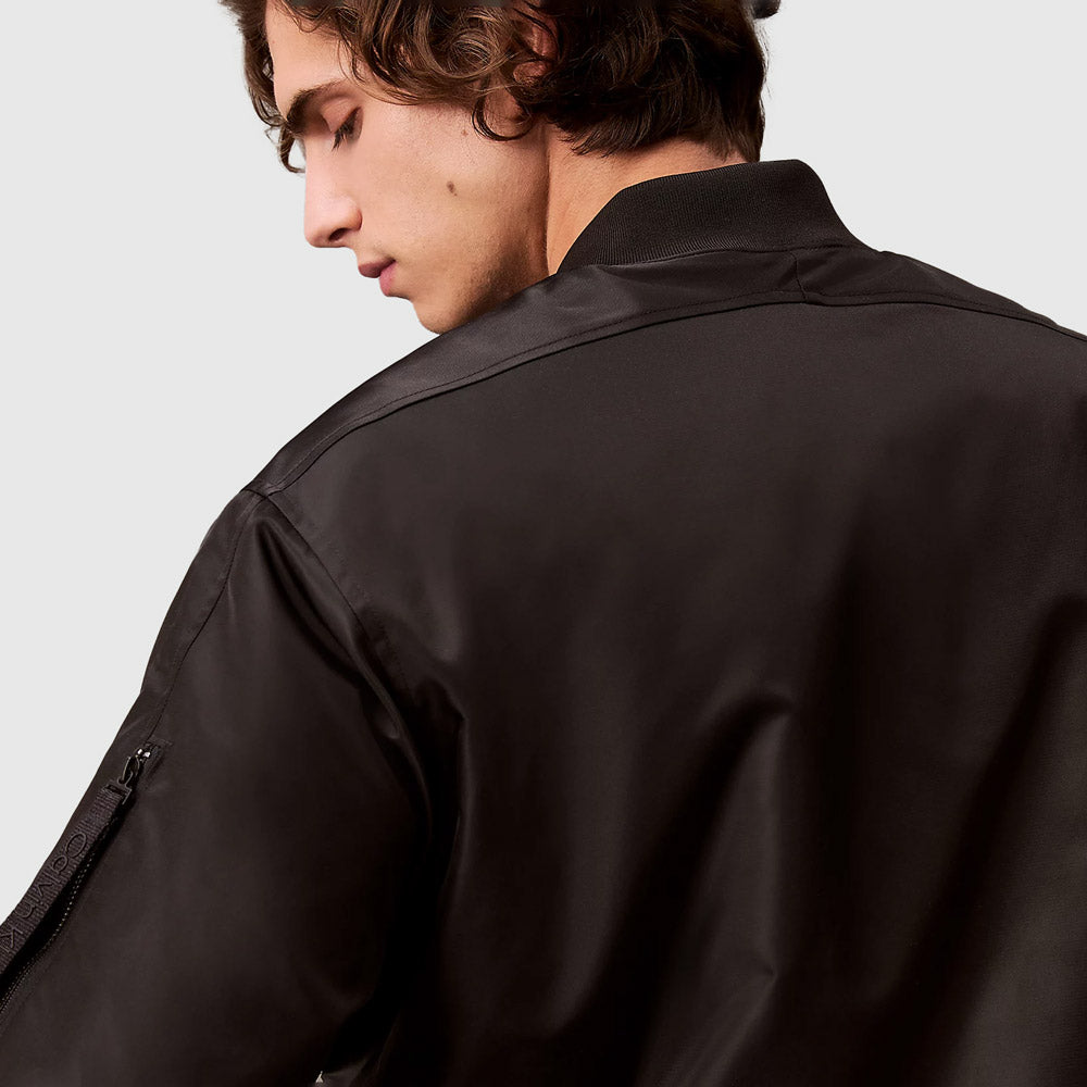 Padded Hero Bomber Jacket - Black