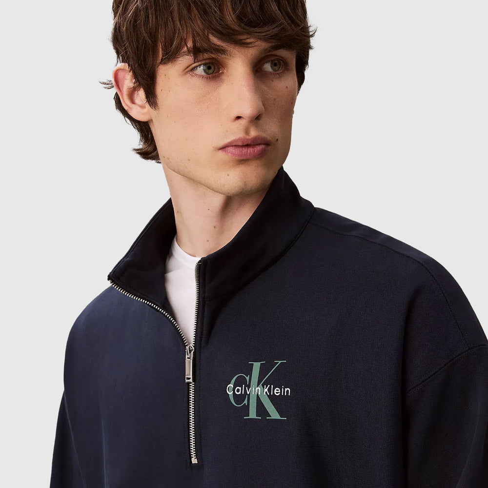 Premium Terry Sweater - Navy