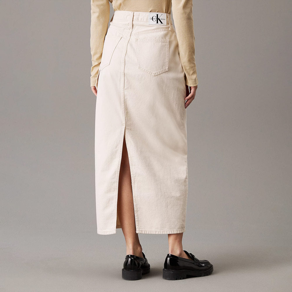 Cargo Maxi Skirt- Denim Light