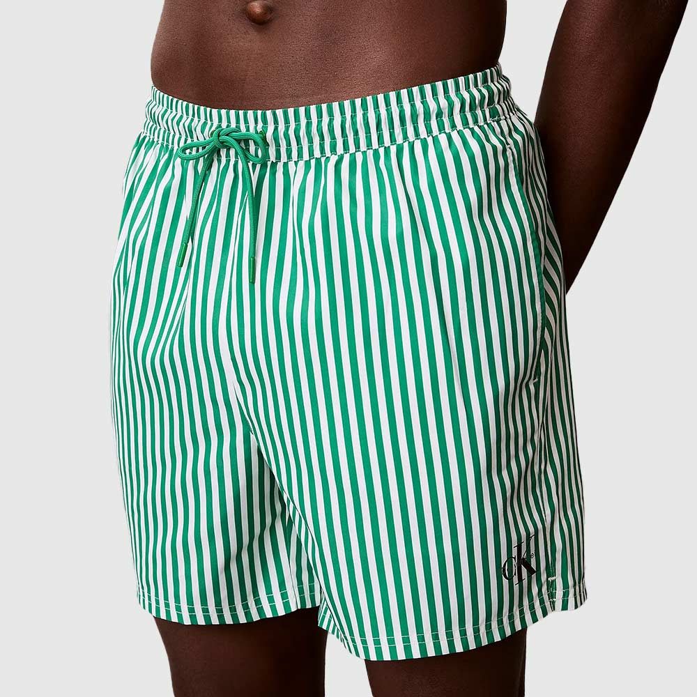 Medium Drawstring Waistband -  Green Multi