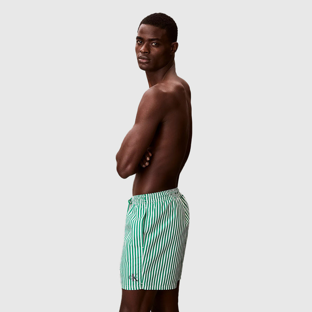 Medium Drawstring Waistband -  Green Multi