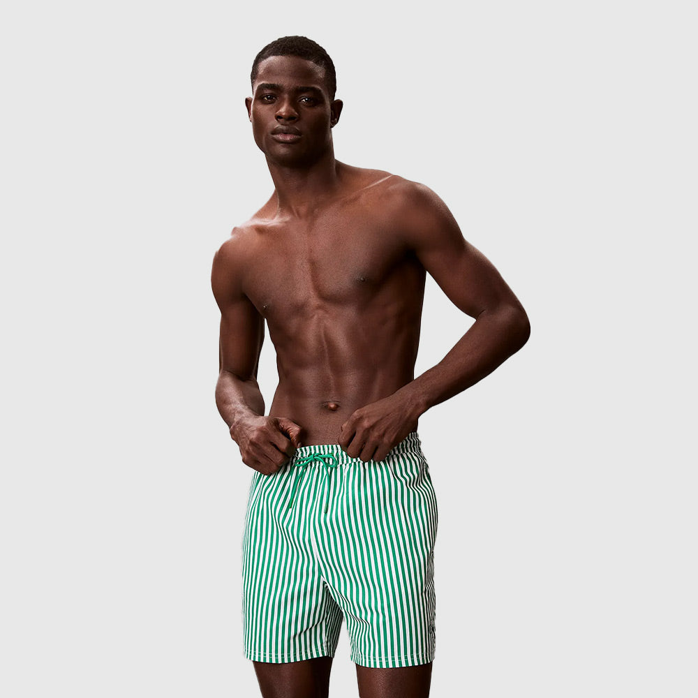 Medium Drawstring Waistband -  Green Multi