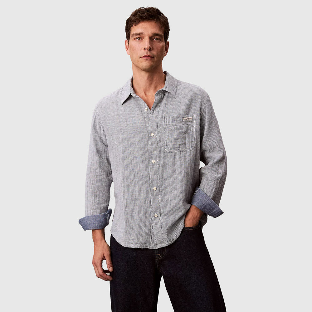 Calvin Klein Boardwalk Summer Shirt - Blue |ThirdBaseUrban