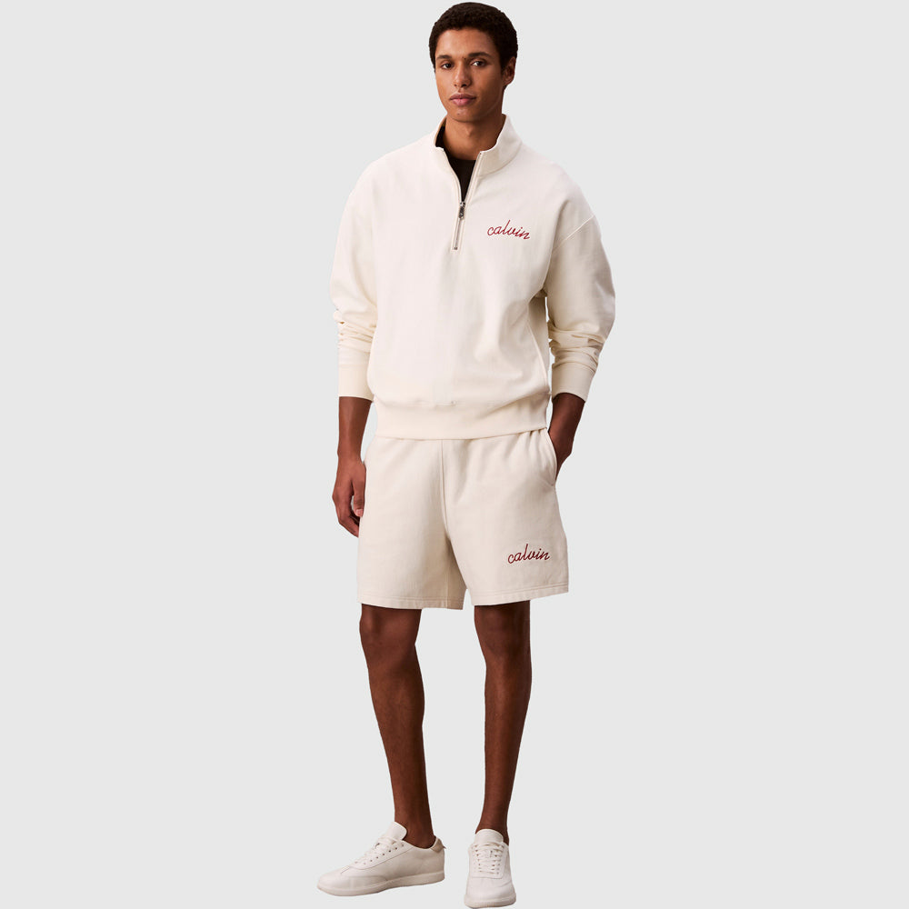 Calvin Klein Premium Terry Short - Offwhite |ThirdBaseUrban
