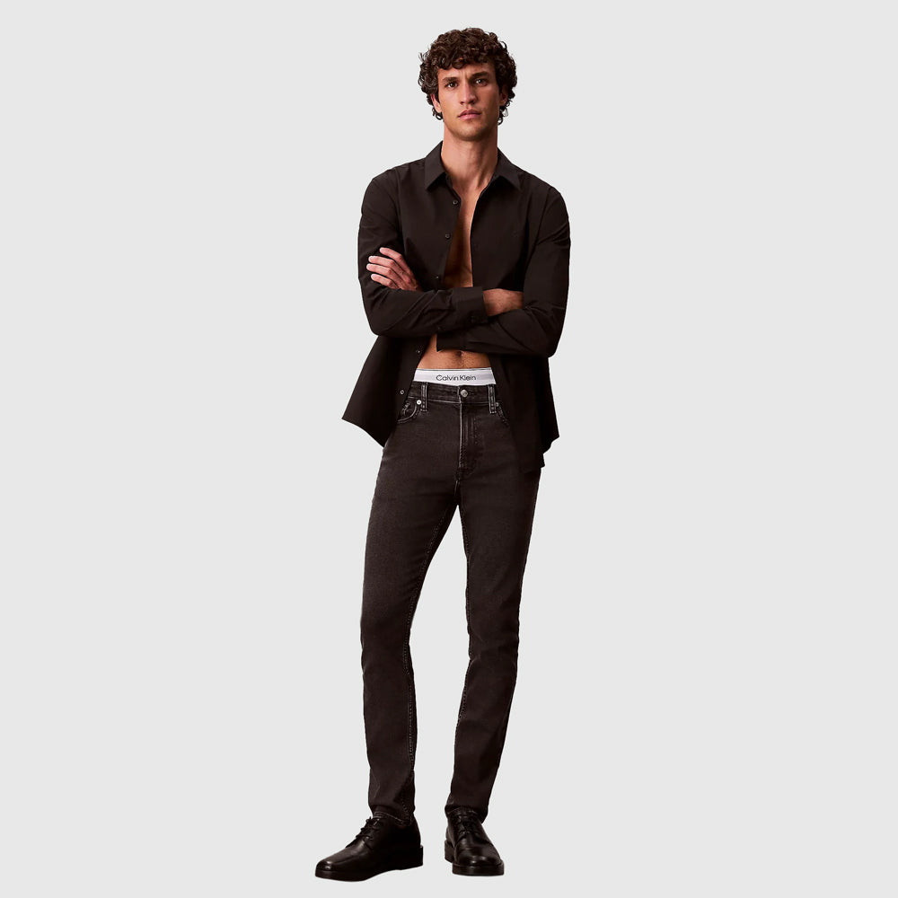 Calvin Klein Essential Black Jean - Denim Black |ThirdBaseUrban