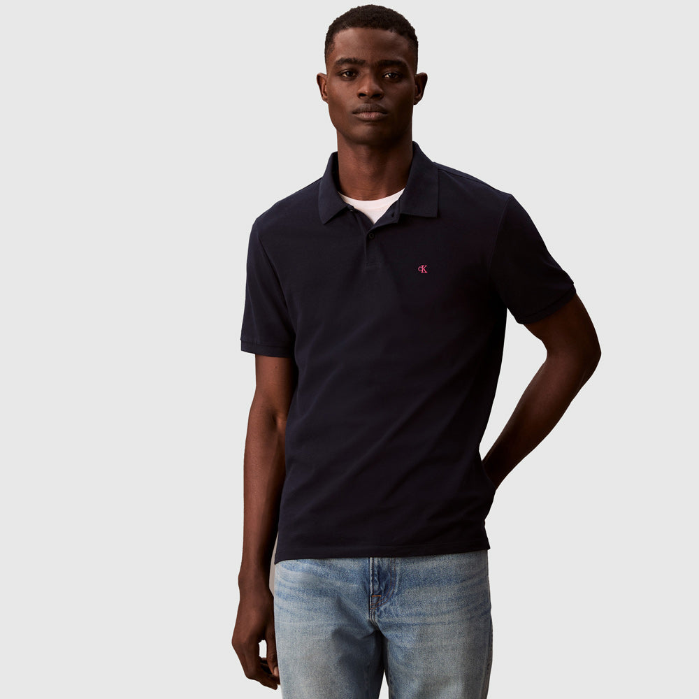 Calvin Klein Pique Classic Golfer - Navy |ThirdBaseUrban