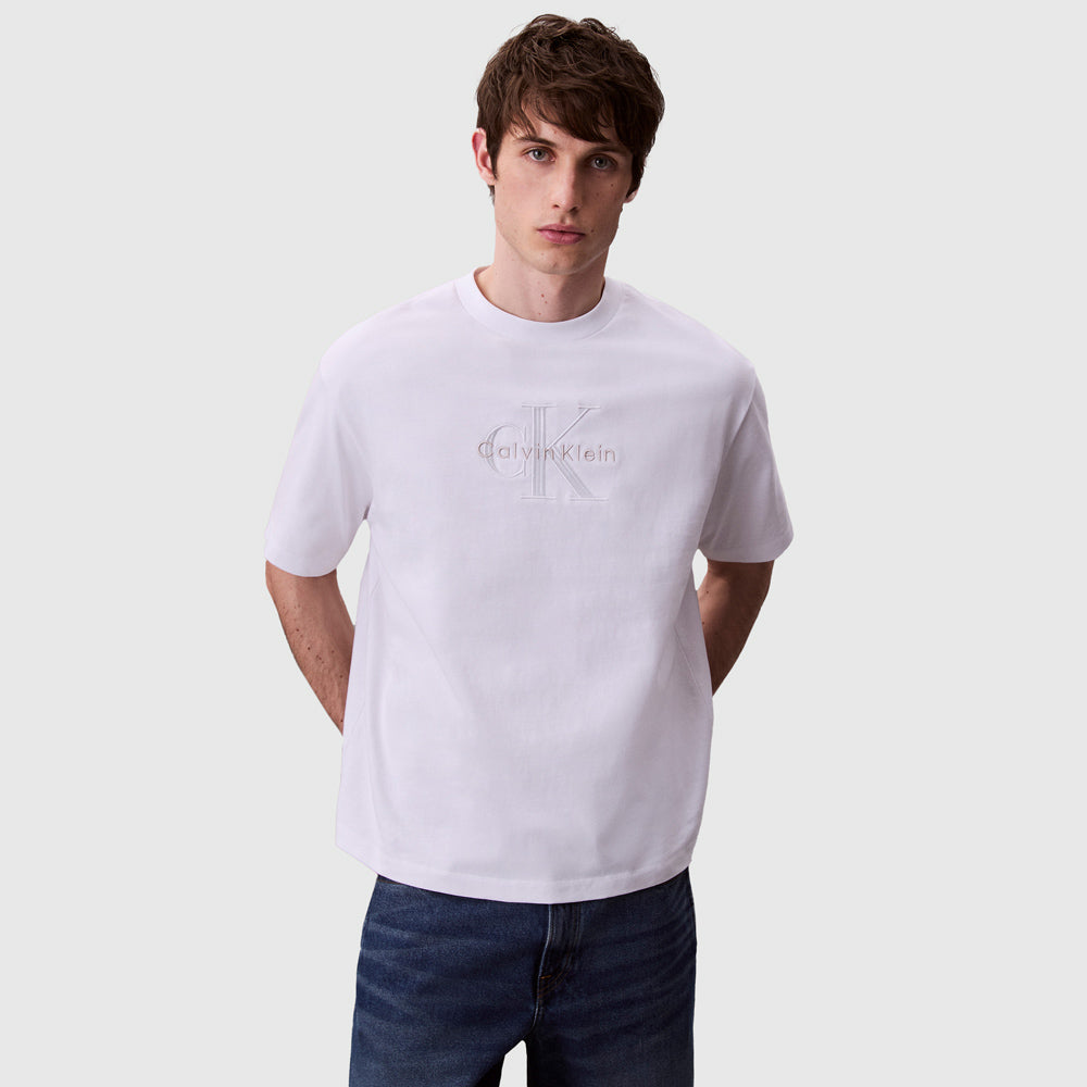 Calvin Klein Hero Monologo T-Shirt - White |ThirdBaseUrban