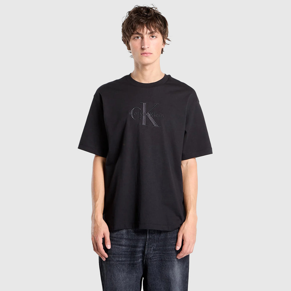 Calvin Klein Hero Monologo T-Shirt - Black |ThirdBaseUrban