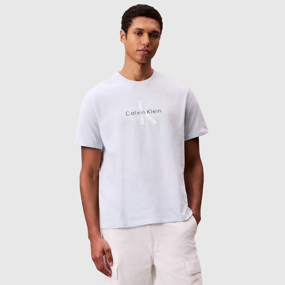 Calvin Klein Hero Monologo T-Shirt - Light Blue |ThirdBaseUrban
