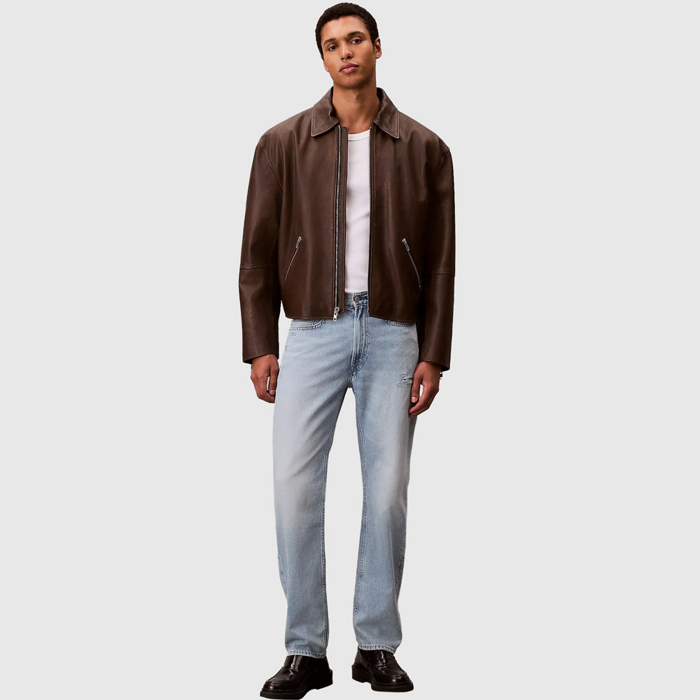 Calvin Klein Rams Head Eco Jeans - Denim Light |ThirdBaseUrban