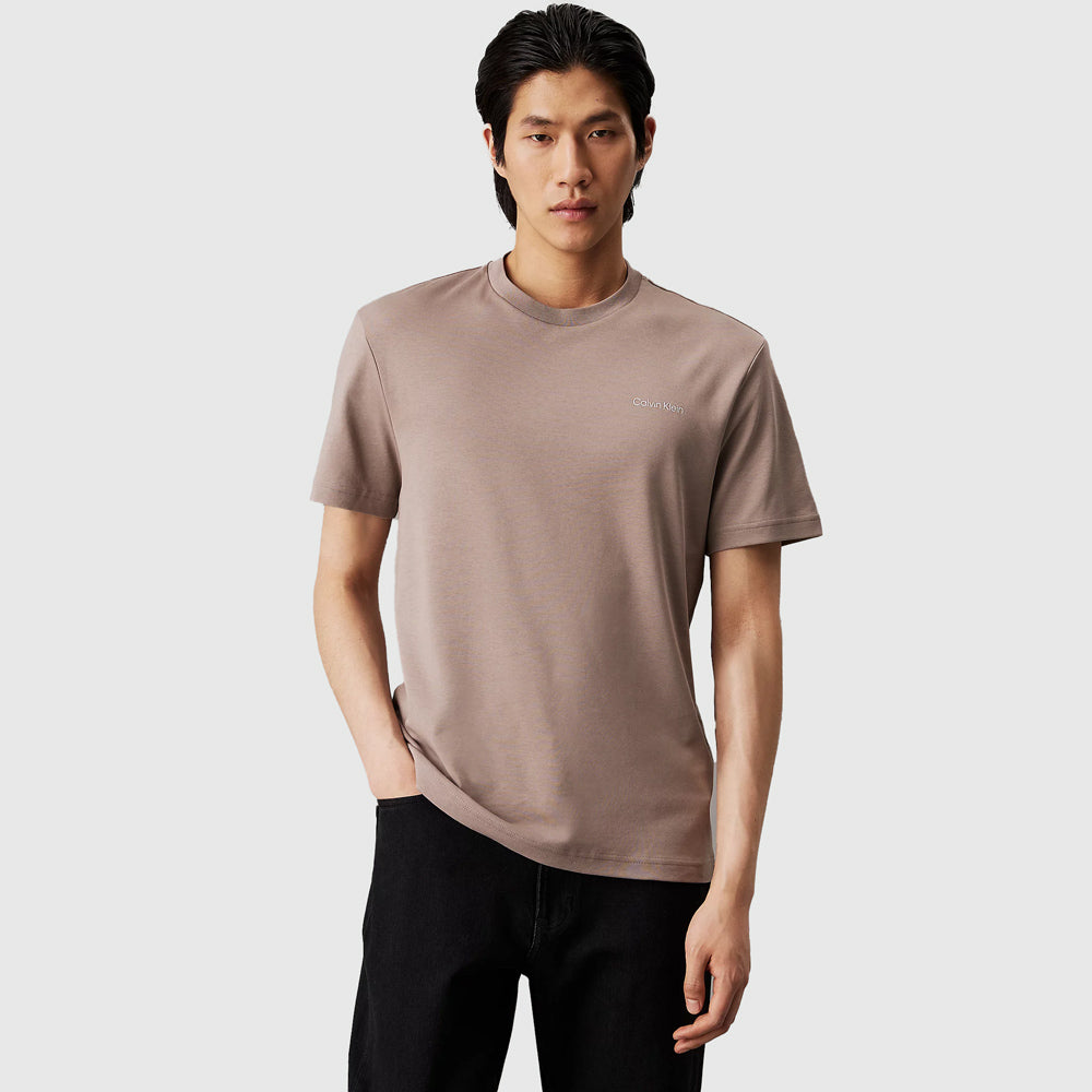 Calvin Klein Micro Logo T-Shirt - Dark Brown |ThirdBaseUrban