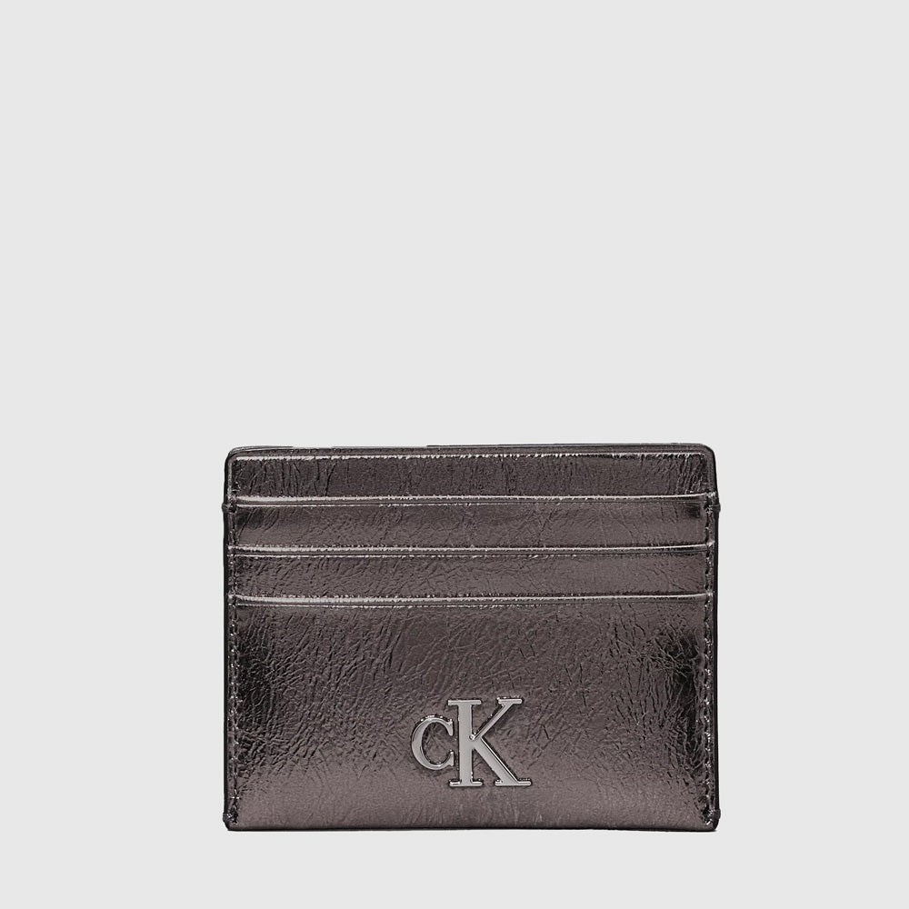 Calvin Klein Minimal Cardcase - Gunmetal |ThirdBaseUrban