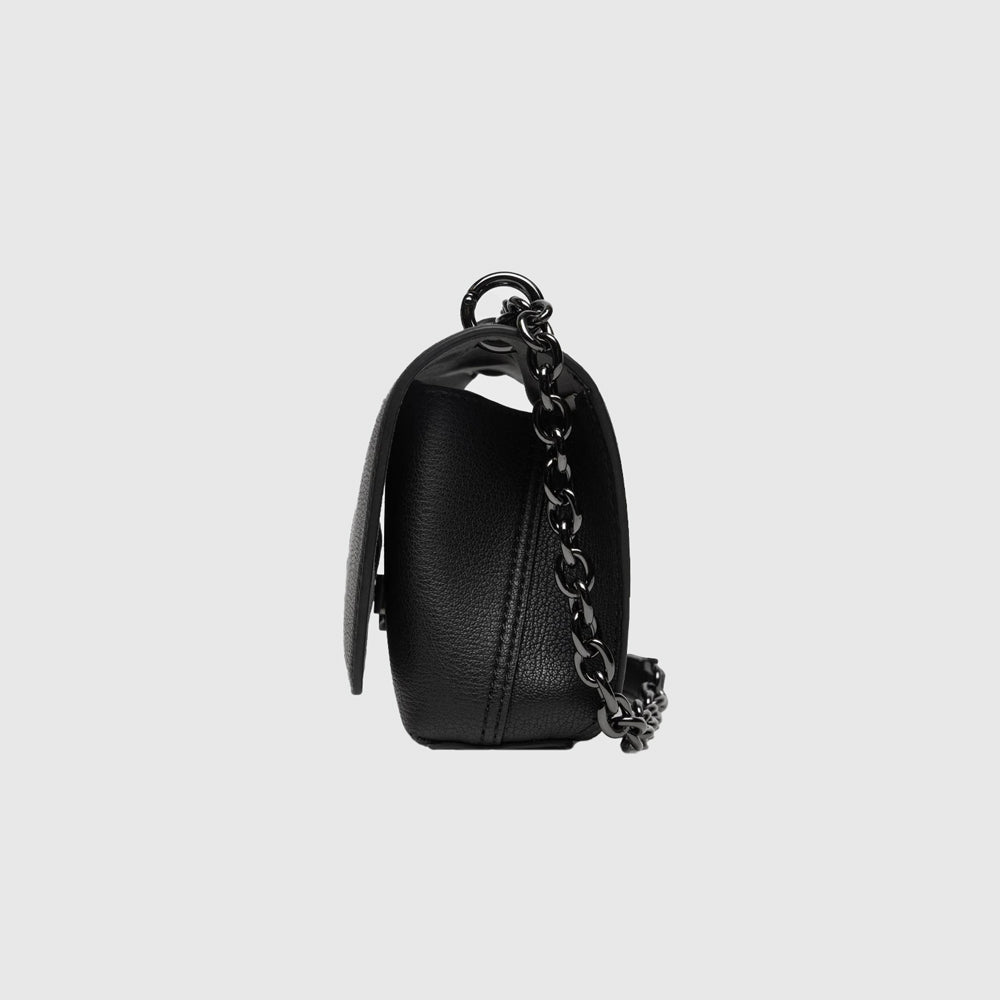 Minimal Monogram Bag - Black