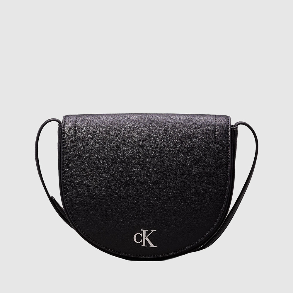 Calvin Klein Minimal Saddle Bag - Black |ThirdBaseUrban