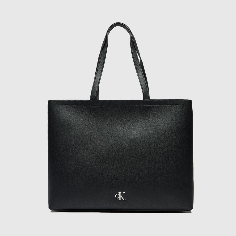 Calvin Klein Minimal Slim Tote Bag - Black |ThirdBaseUrban