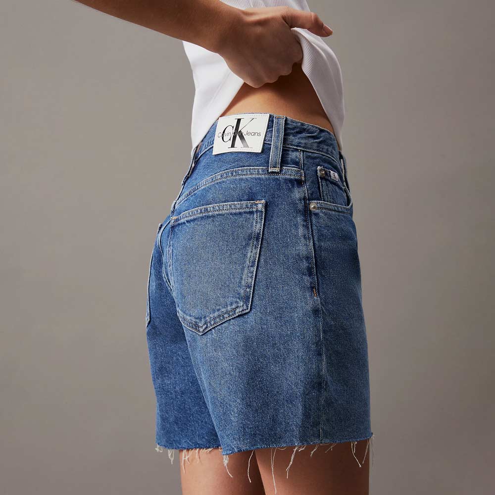 Mom Shorts - Denim Medium