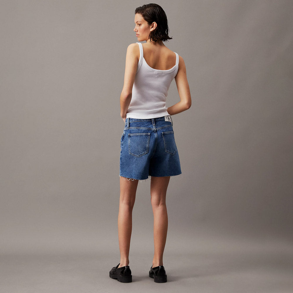 Mom Shorts - Denim Medium