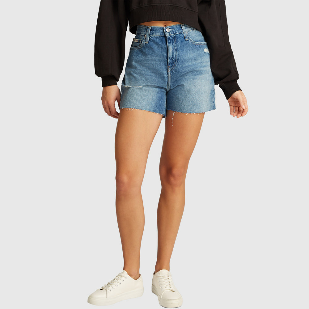 Calvin Klein Mom Short - Denim Light |ThirdBaseUrban
