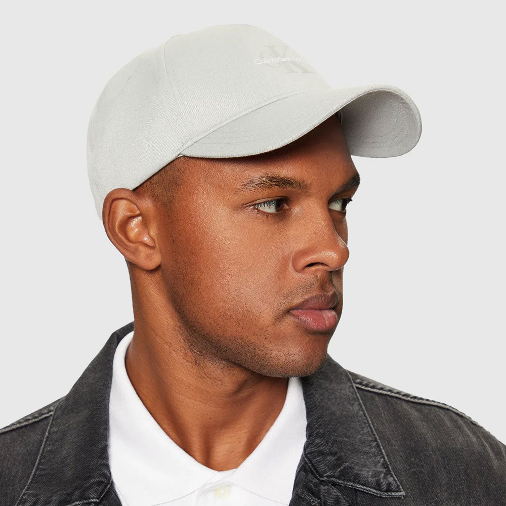 Calvin Klein Mono Logo Print cap - Grey |ThirdBaseUrban