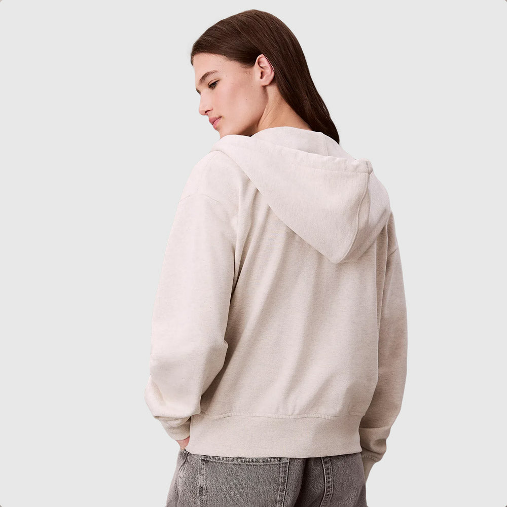 French Terry Hoodie - Beige