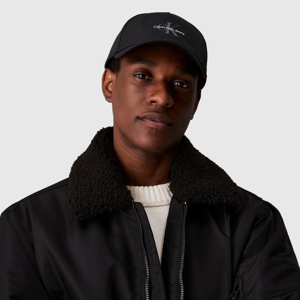 Monologo Print Cap Warm - Black