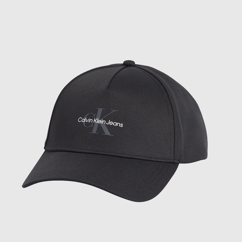 Calvin Klein Monologo Print Cap Warm - Black |ThirdBaseUrban