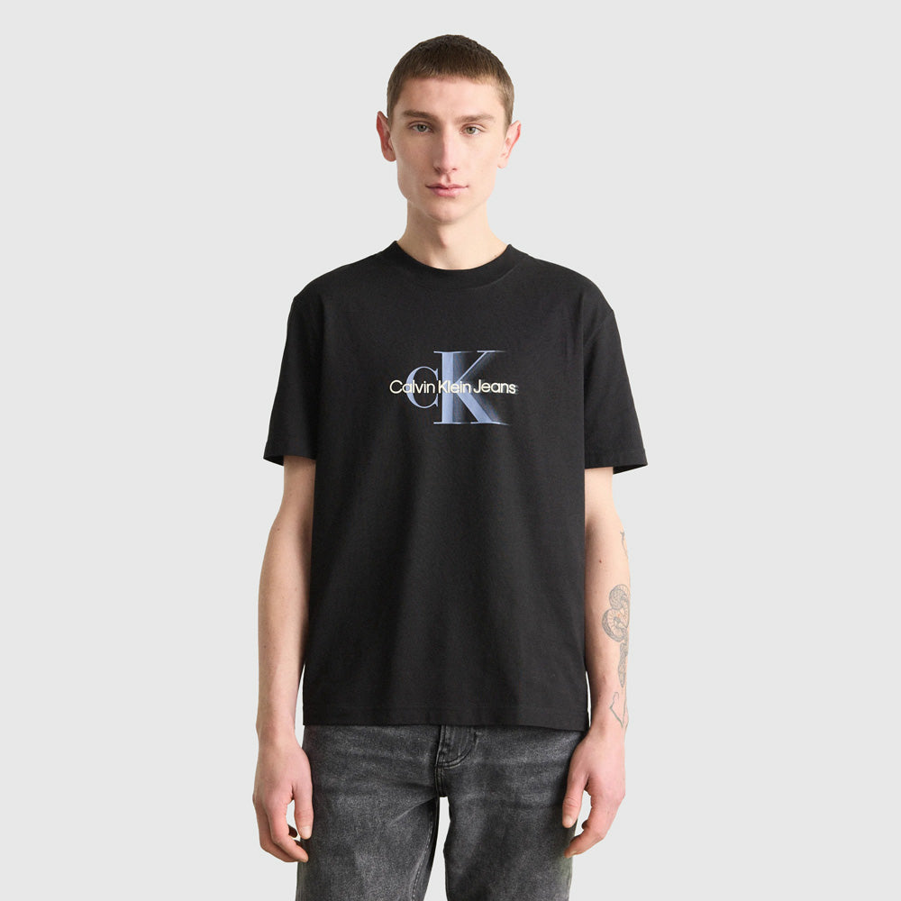 Calvin Klein Monologo Shift T-Shirt - Black |ThirdBaseUrban