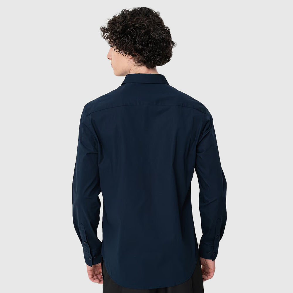 Stretch Classic Shirt - Navy