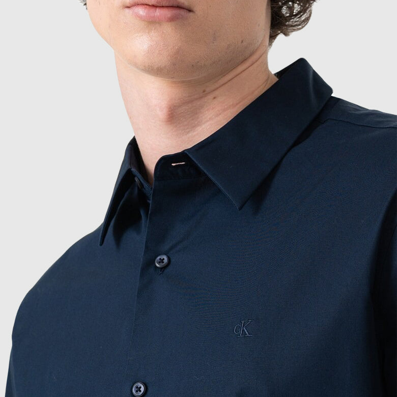 Stretch Classic Shirt - Navy