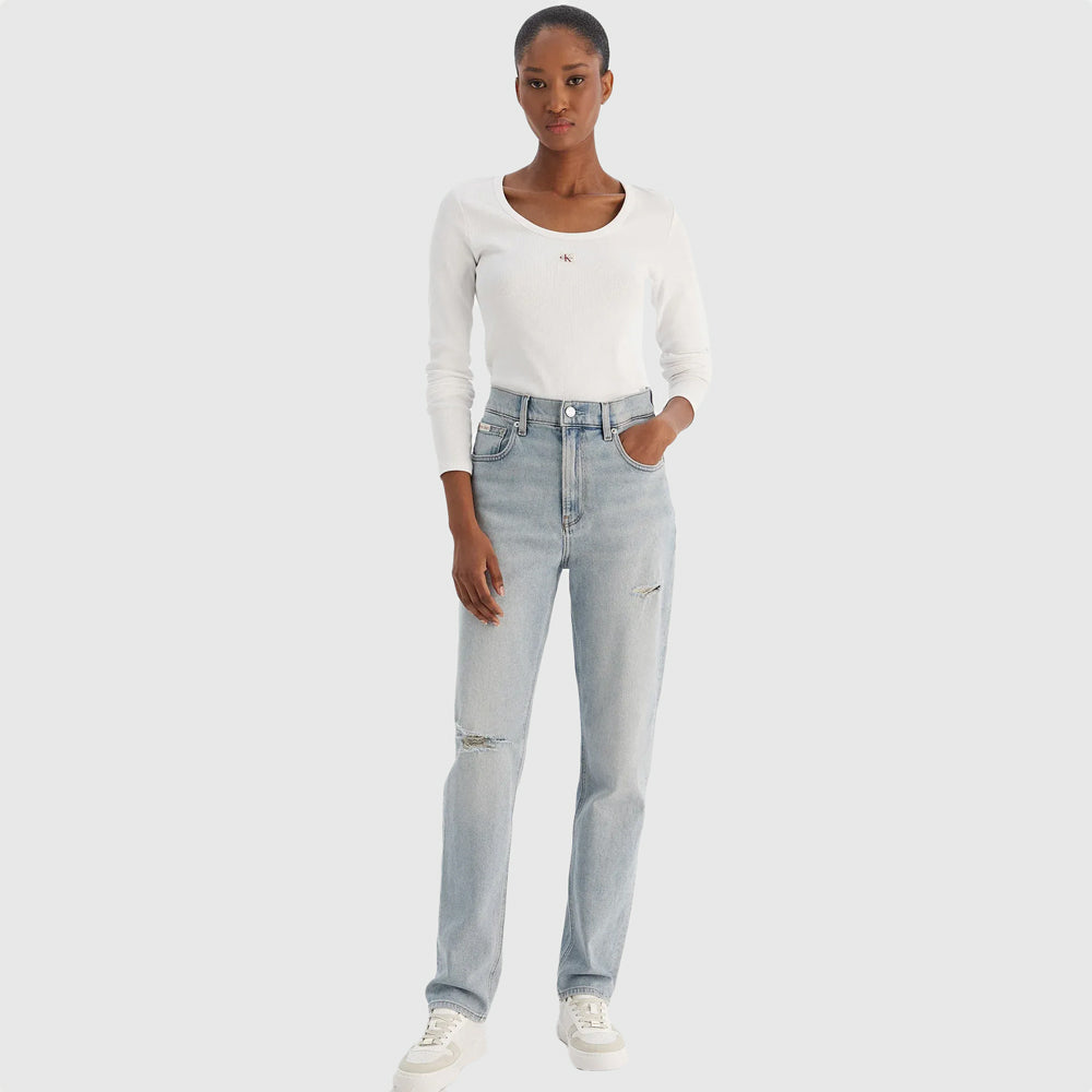 Mom Bowery Jean - Denim Light