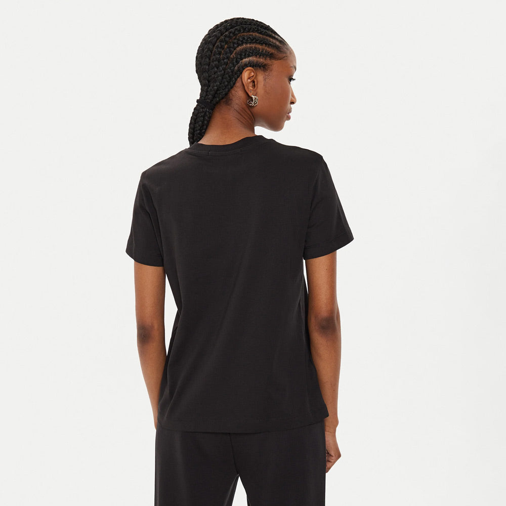 Outlined Ck  T-Shirt - Black