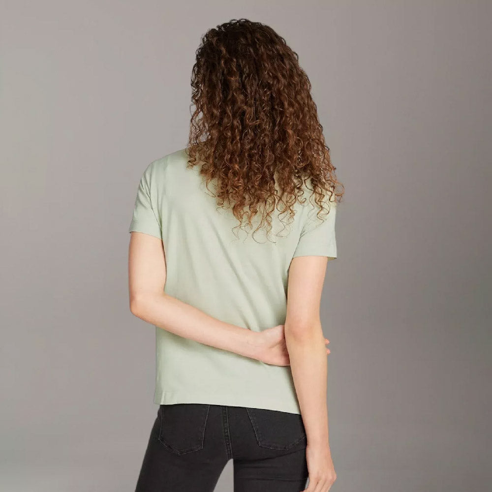 Outlined Ck Regular T-Shirt - Light Green