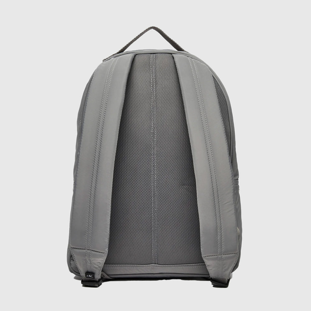 Over Webbing Zip Backpack - Grey