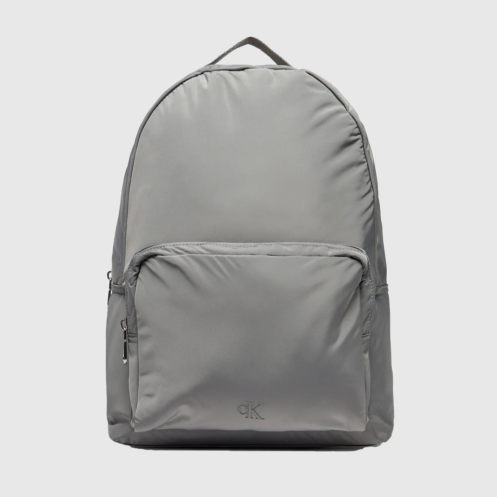 Over Webbing Zip Backpack - Grey