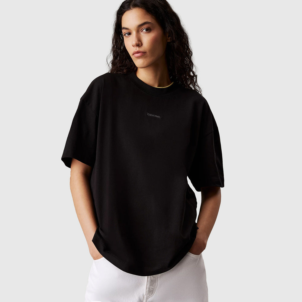 Oversized T Ck Black T Shirt Calvin Klein Institutional Boyfriend