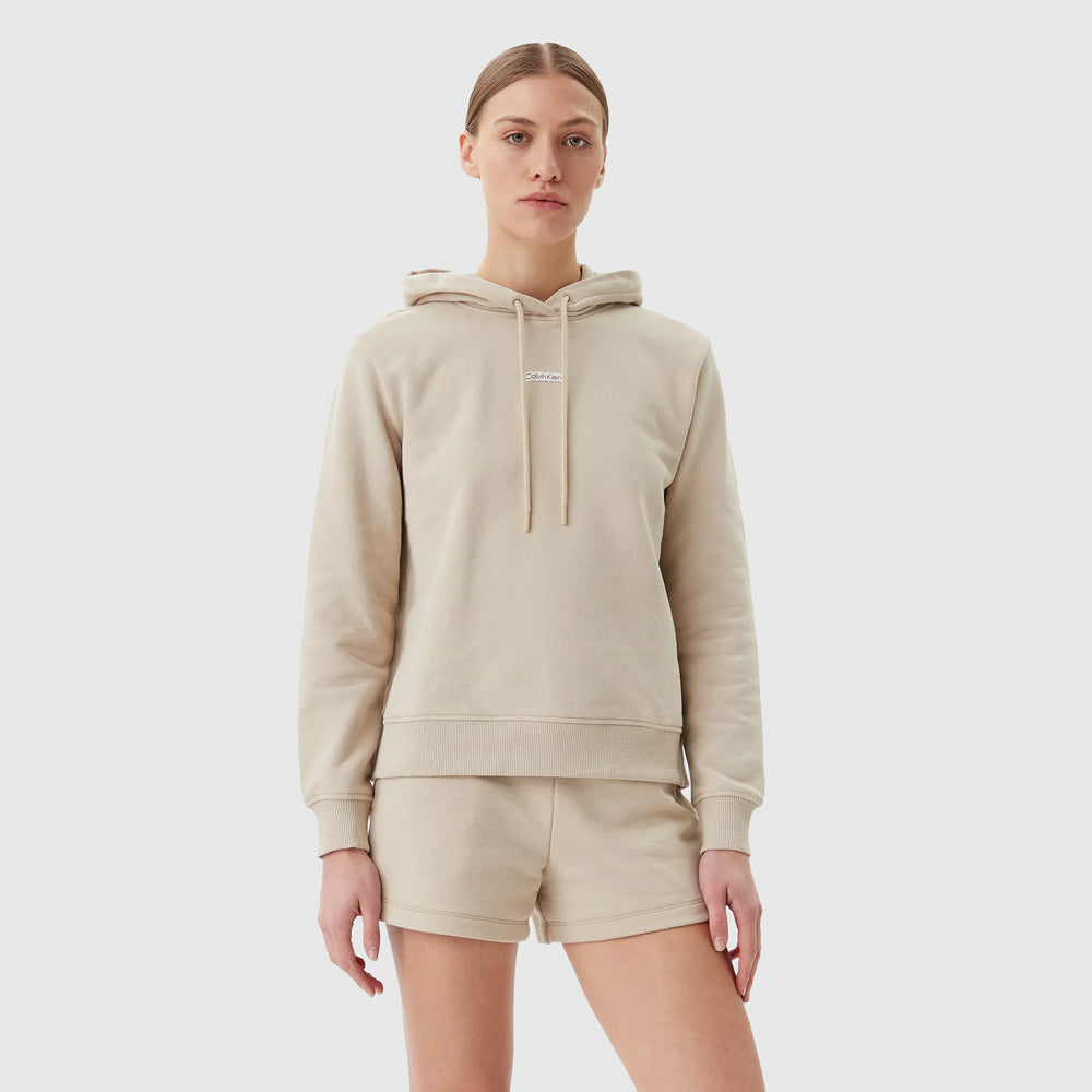 Calvin Klein Institutional Hoodie - Brown |ThirdBaseUrban