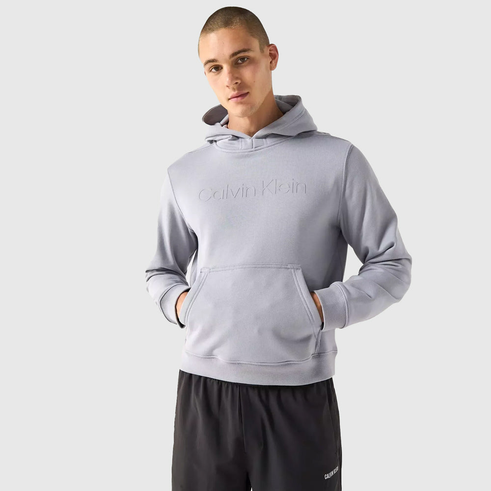 Calvin Klein Graphic Sweat Hoodie - Grey |ThirdBaseUrban