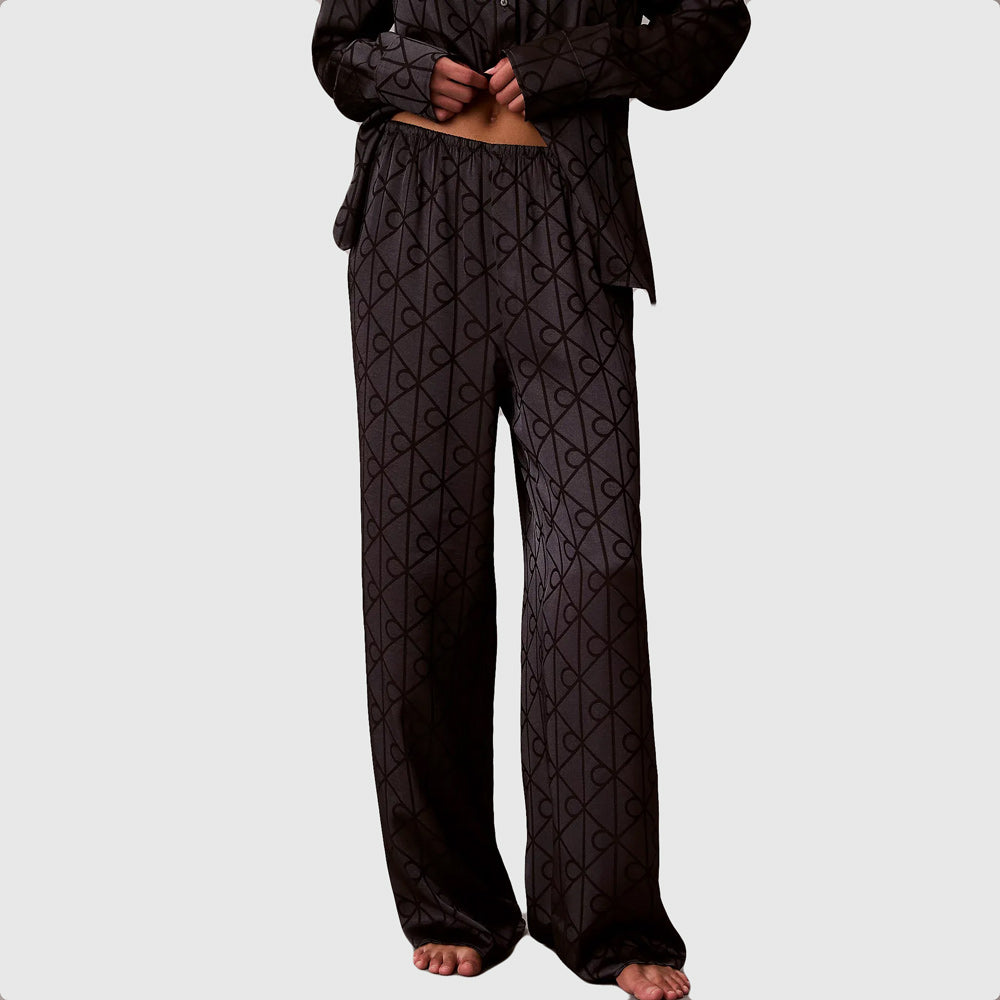 Calvin Klein Aop Pant - Black |ThirdBaseUrban