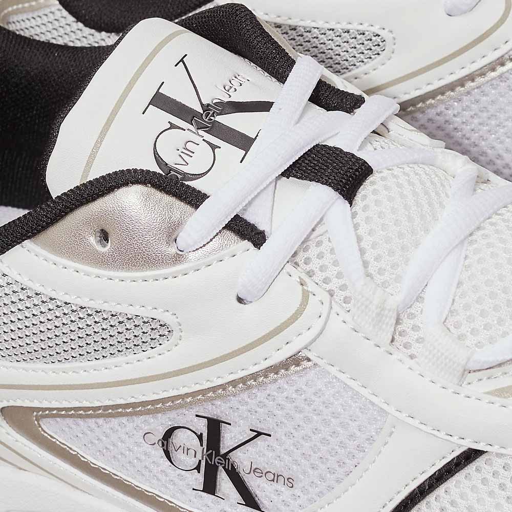 Retro Tennis Mesh Runner - White Multi