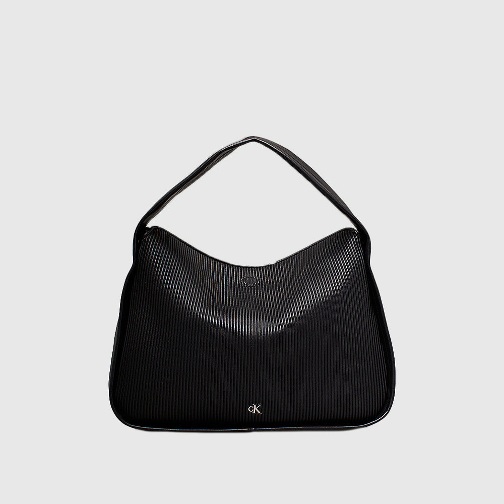 Calvin Klein Rib Shoulderbag - Black |ThirdBaseUrban