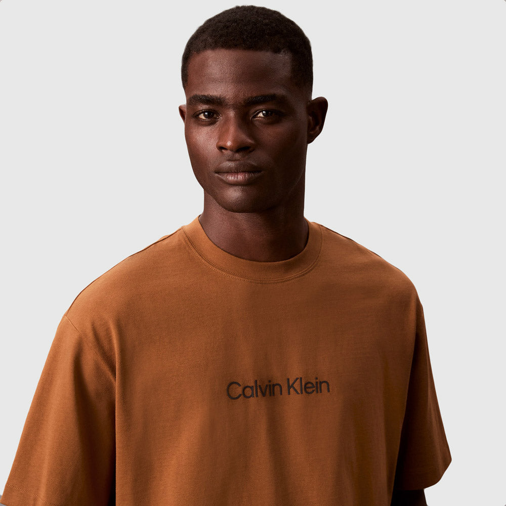 Calvin Klein Standard Logo T-Shirt - Bronze |ThirdBaseUrban