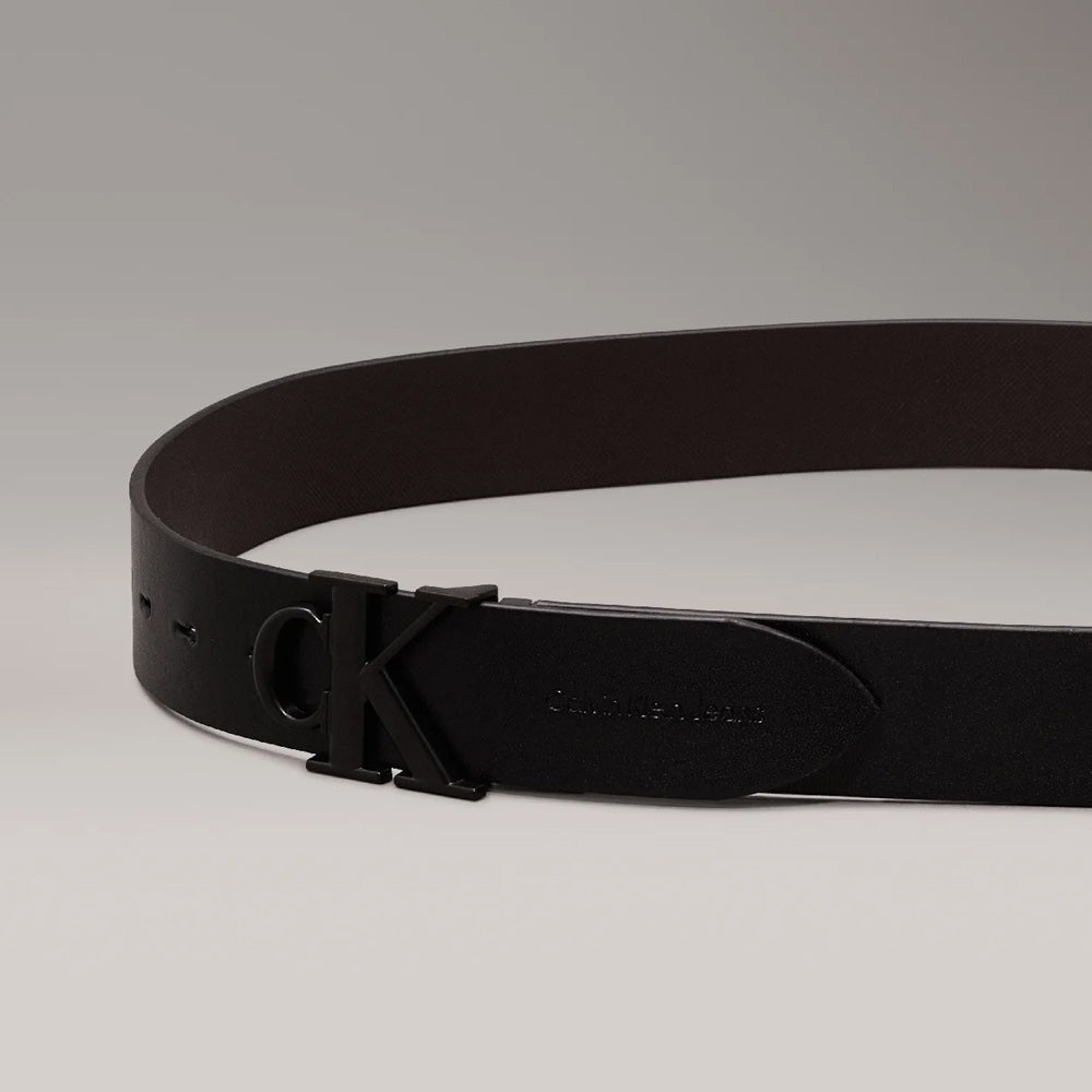 Reversible Leather Belt 35Mm - Black