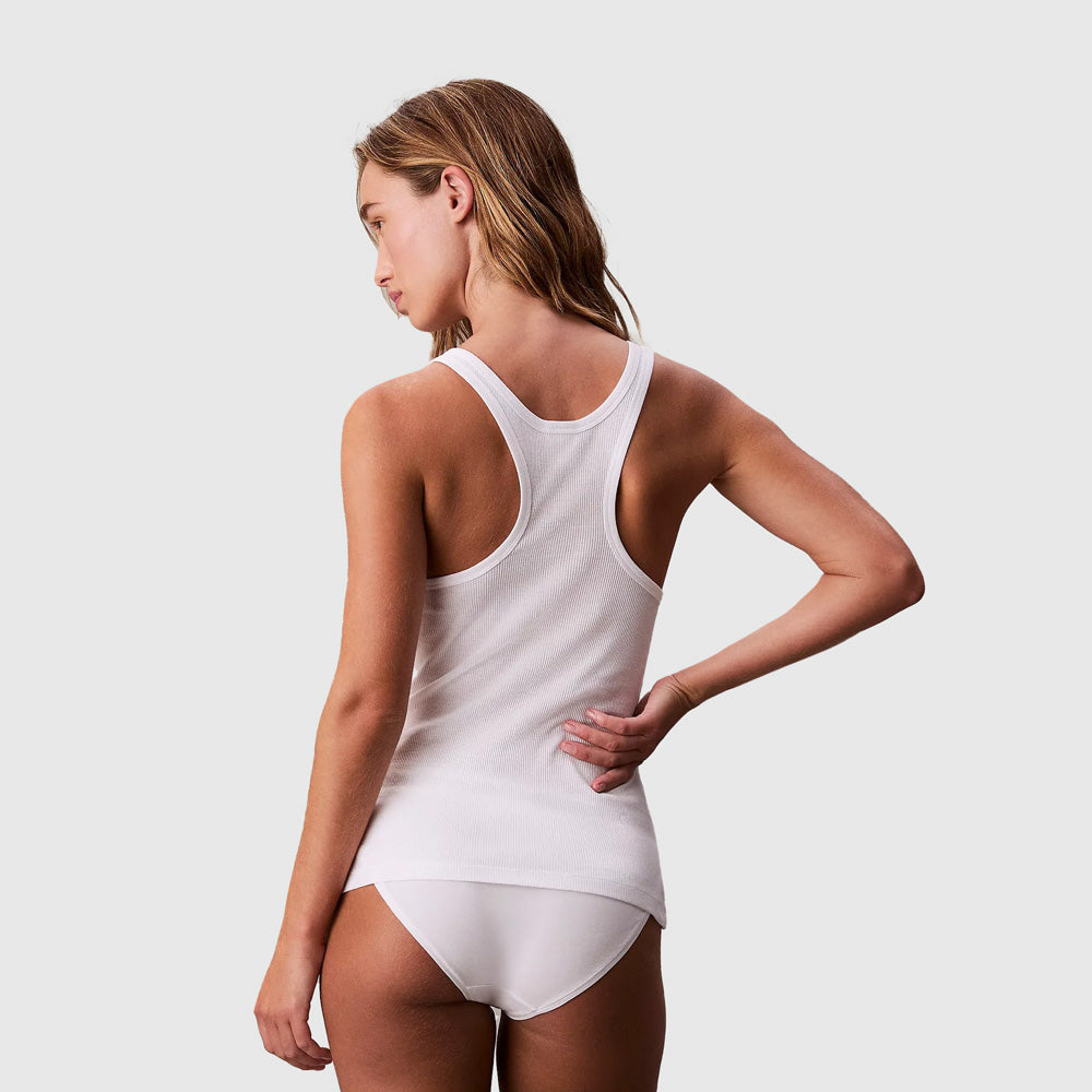 3 Pack Cotton Tanks - White